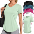 Women's 5 Pack Quick Dry UV Protection Workout Shirts