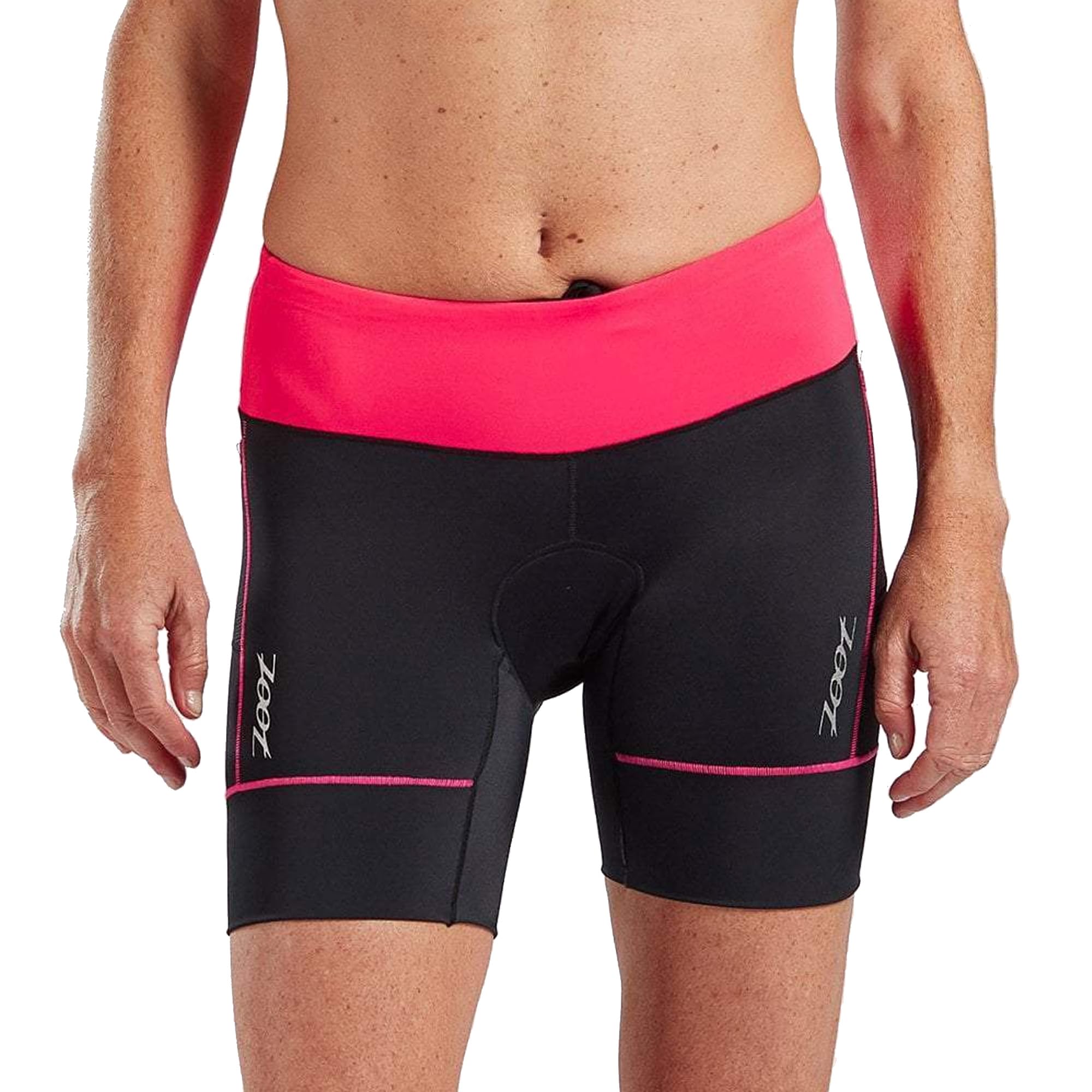 Zoot Women’s Core 6-Inch Tri Shorts, Quick Dry Performance Triathlon Short with Cycling Chamois Pad, Pockets & UPF 50+ Fabric