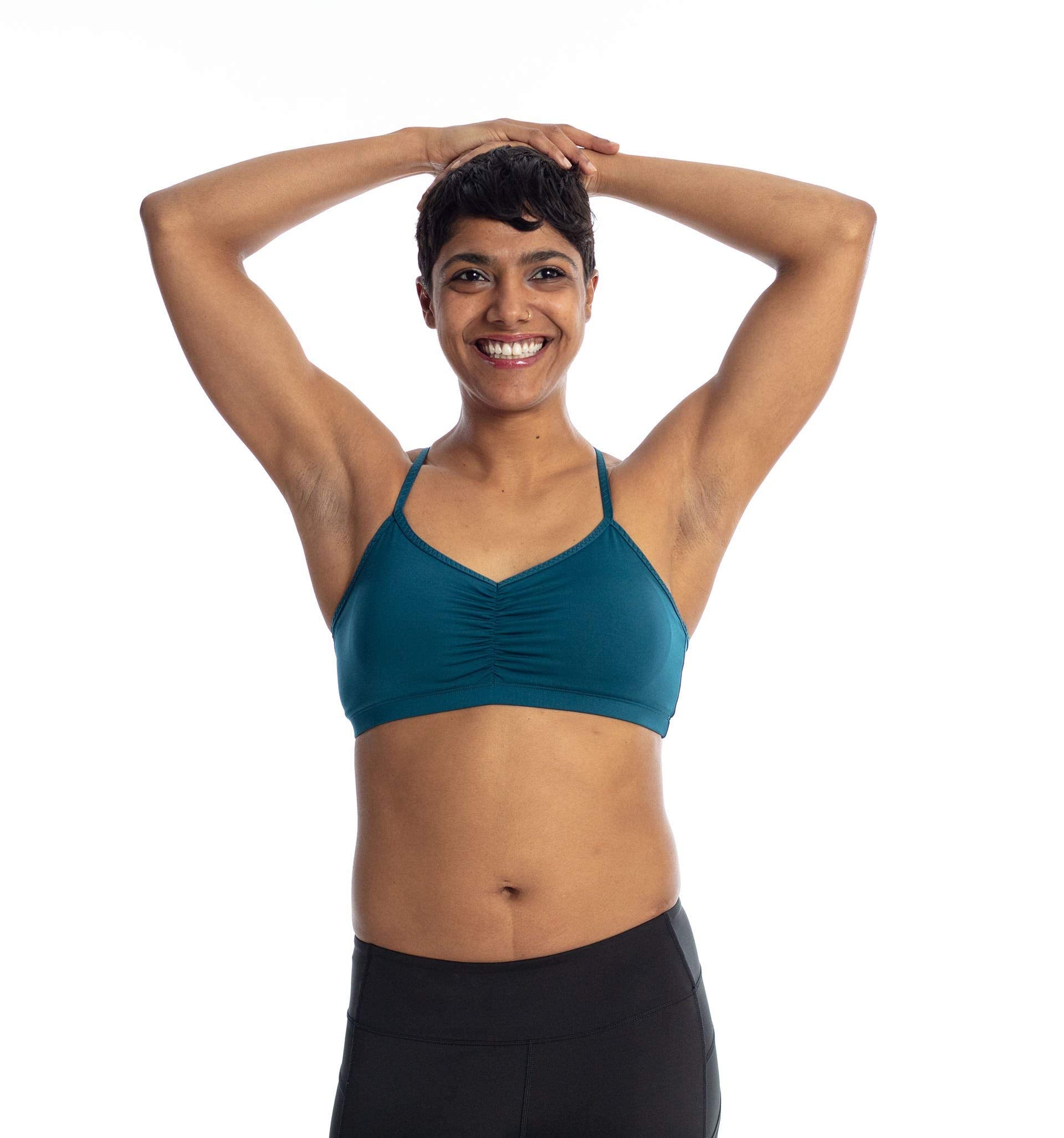 Handful Women's Adjustable Sports Bra with Removable Pads, Versatile Workout Bra