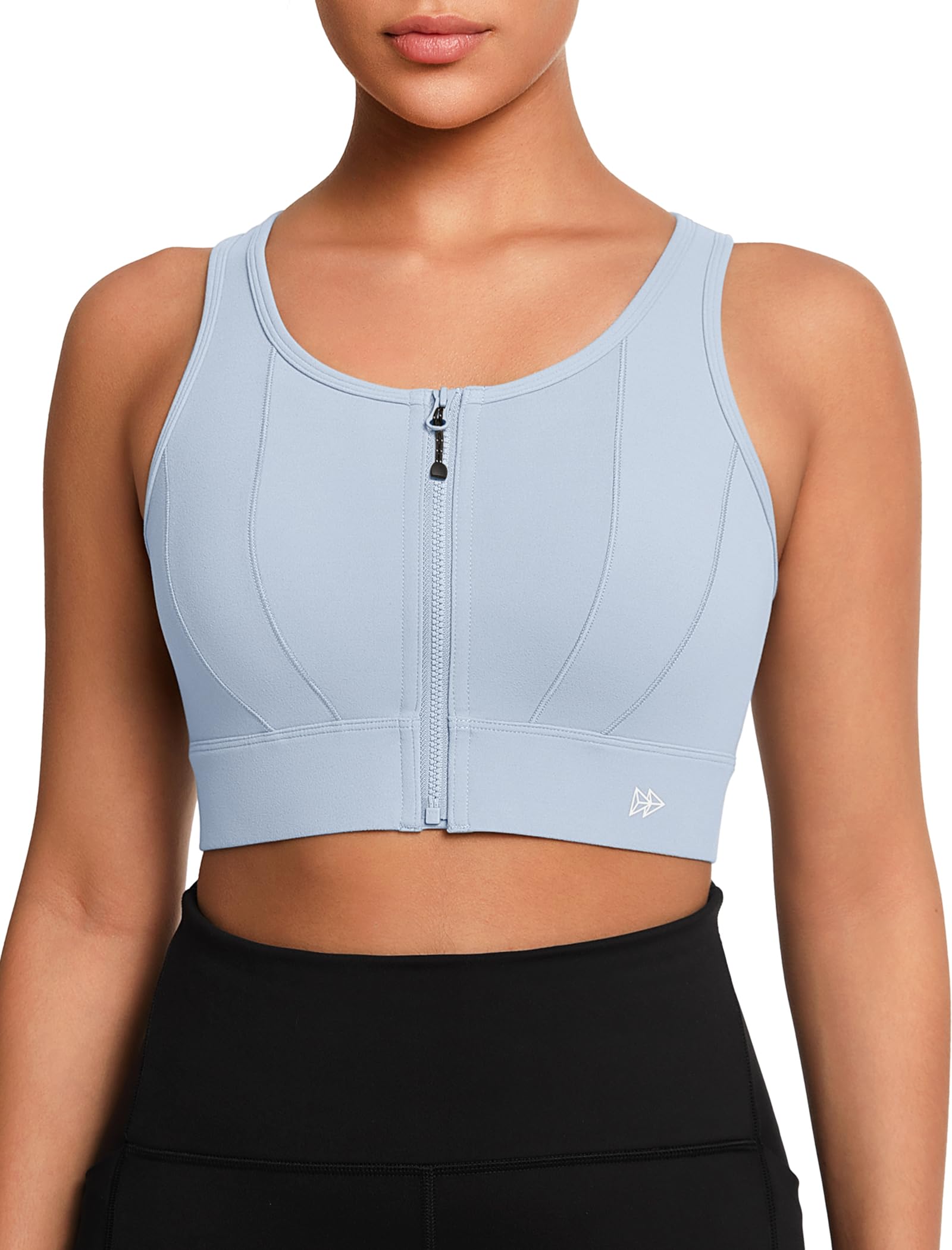 Yvette Front Closure High Impact Sports Bra for Women