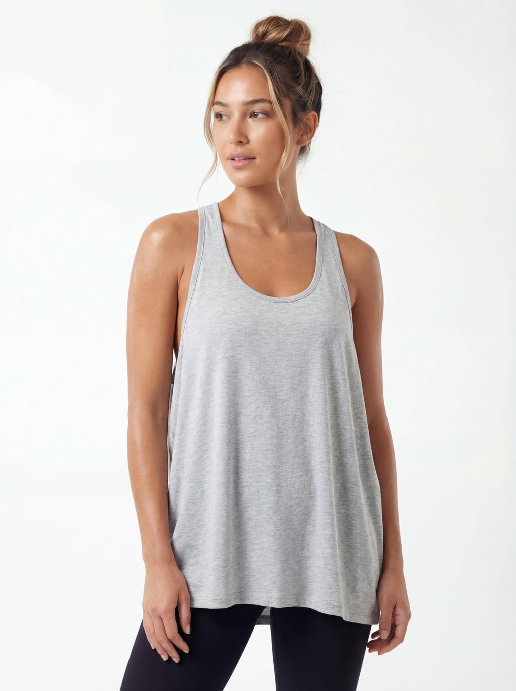 Women's Cotton Stretch Racerback Tank Tops