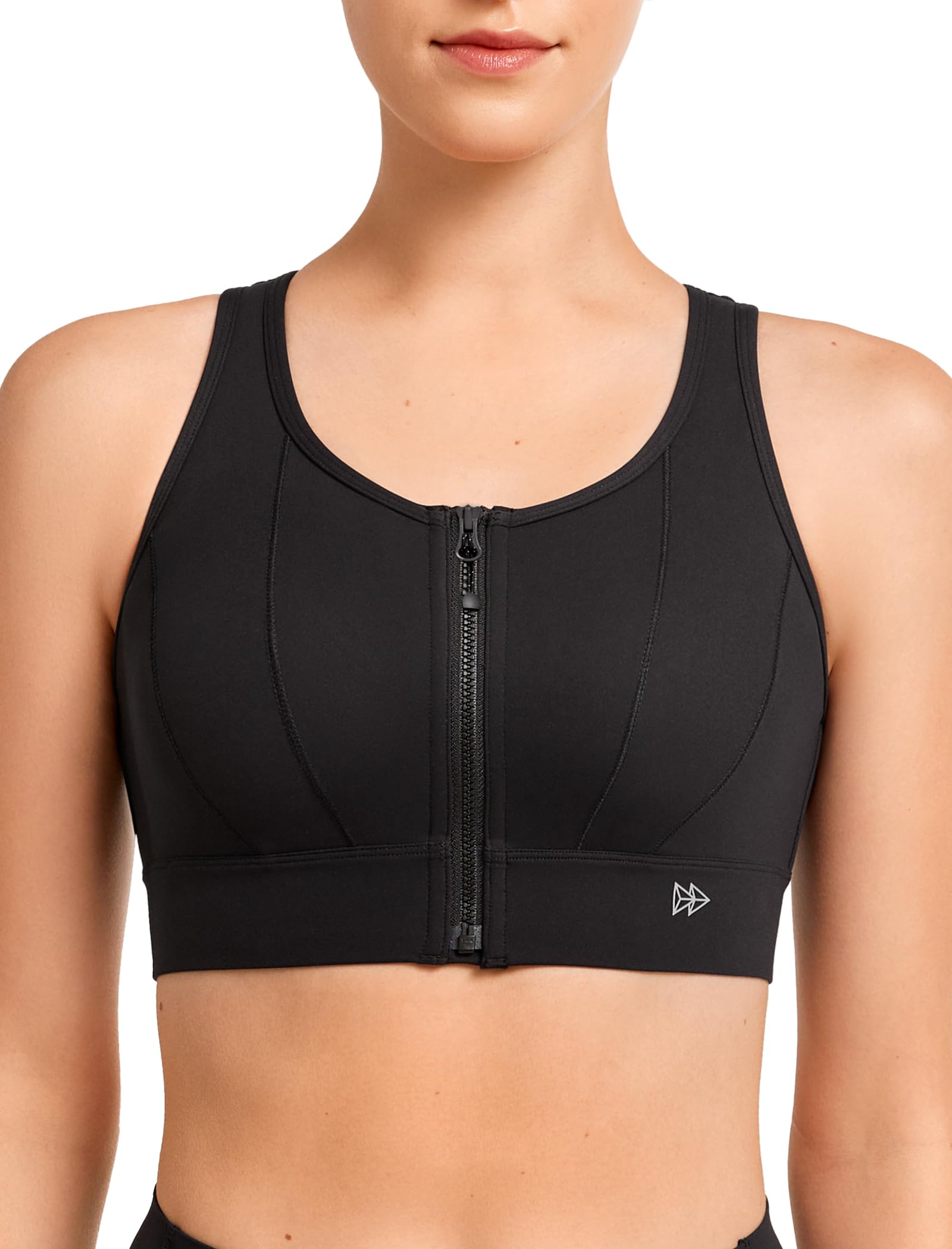 Yvette Front Closure High Impact Sports Bra for Women