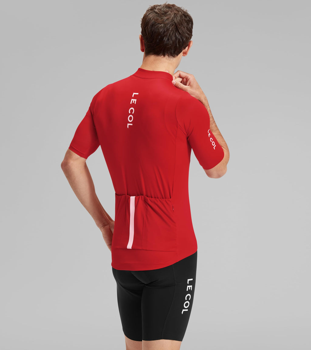 Men's Short Sleeve Cycling Jersey Moisture Wicking Top