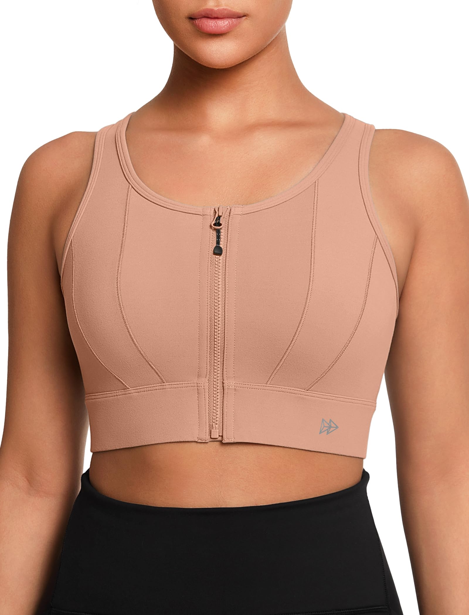 Yvette Front Closure High Impact Sports Bra for Women