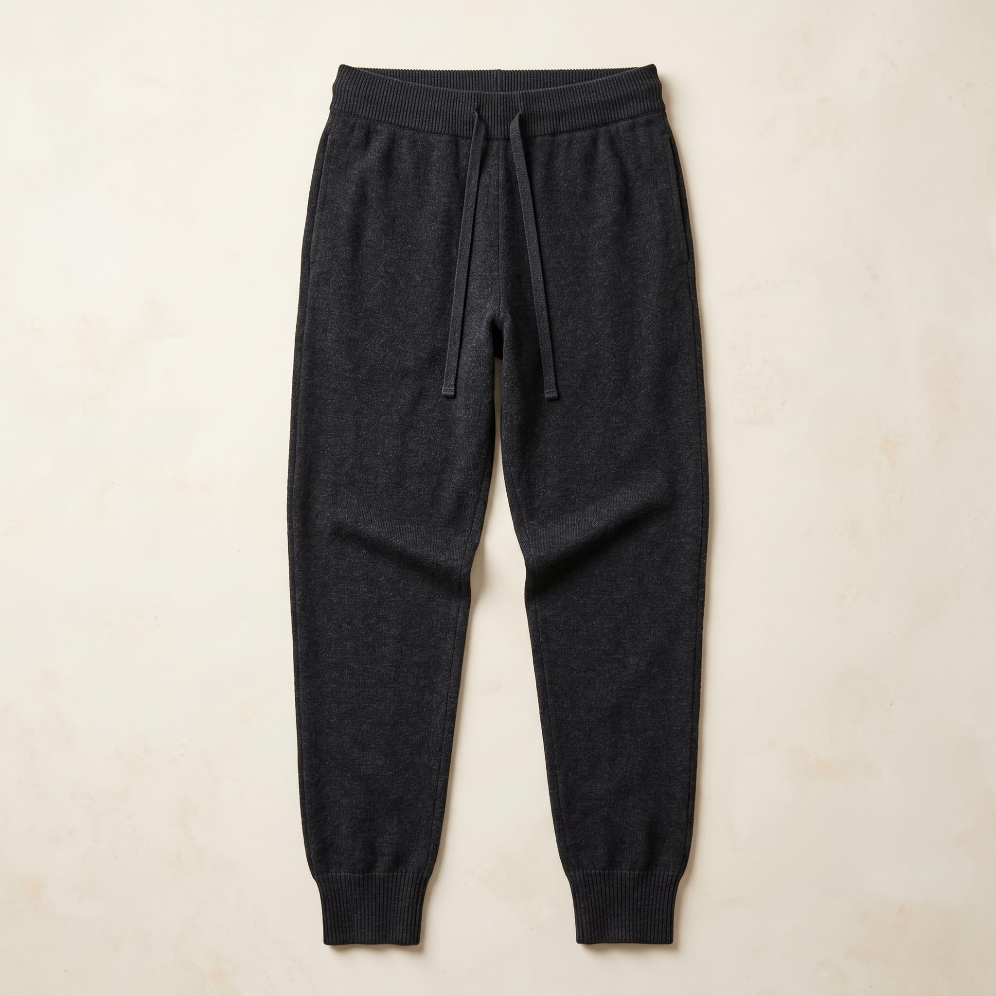 NPIA Certified 100% Cashmere Joggers Men | 2-Ply 16 Micron Luxury Lounge Pants | Drawstring Sweatpants from Nepal
