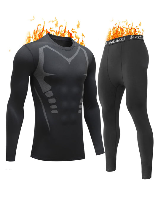 Men's Fleece Lined Thermal Base Layer Set
