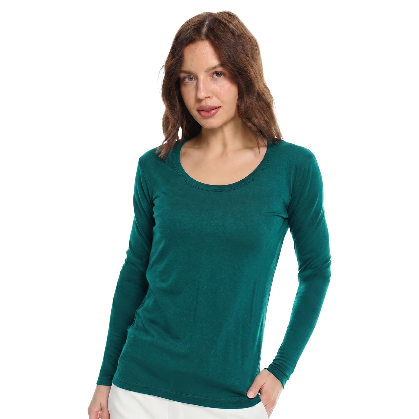 Women's Merino Wool Thermal Base Layer Shirt