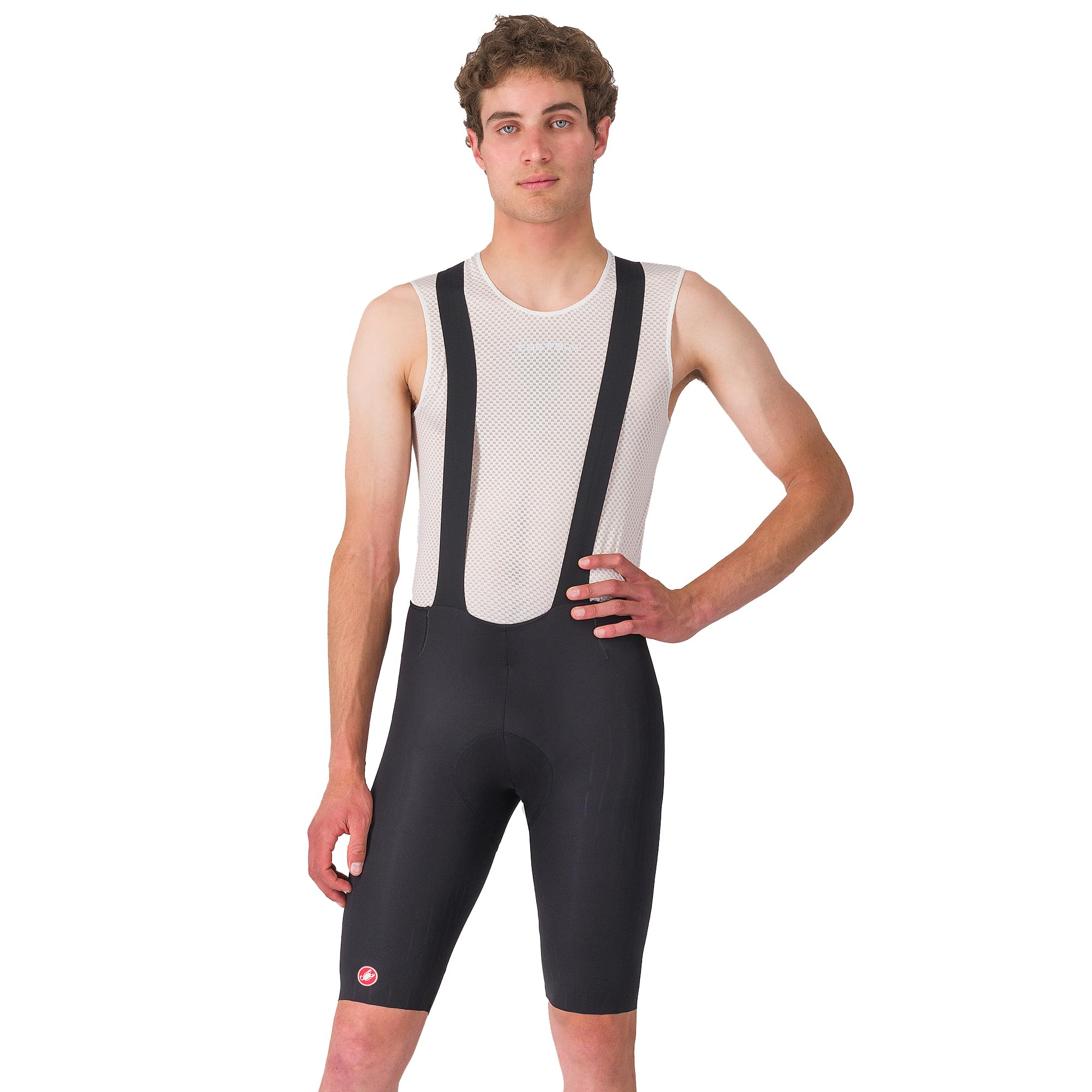 CASTELLI Men’s Free Aero Race S Bibshort, Aerodynamic Road Cycling Apparel, Pro-Level Seat Pad for Biking & Top-Level Racing