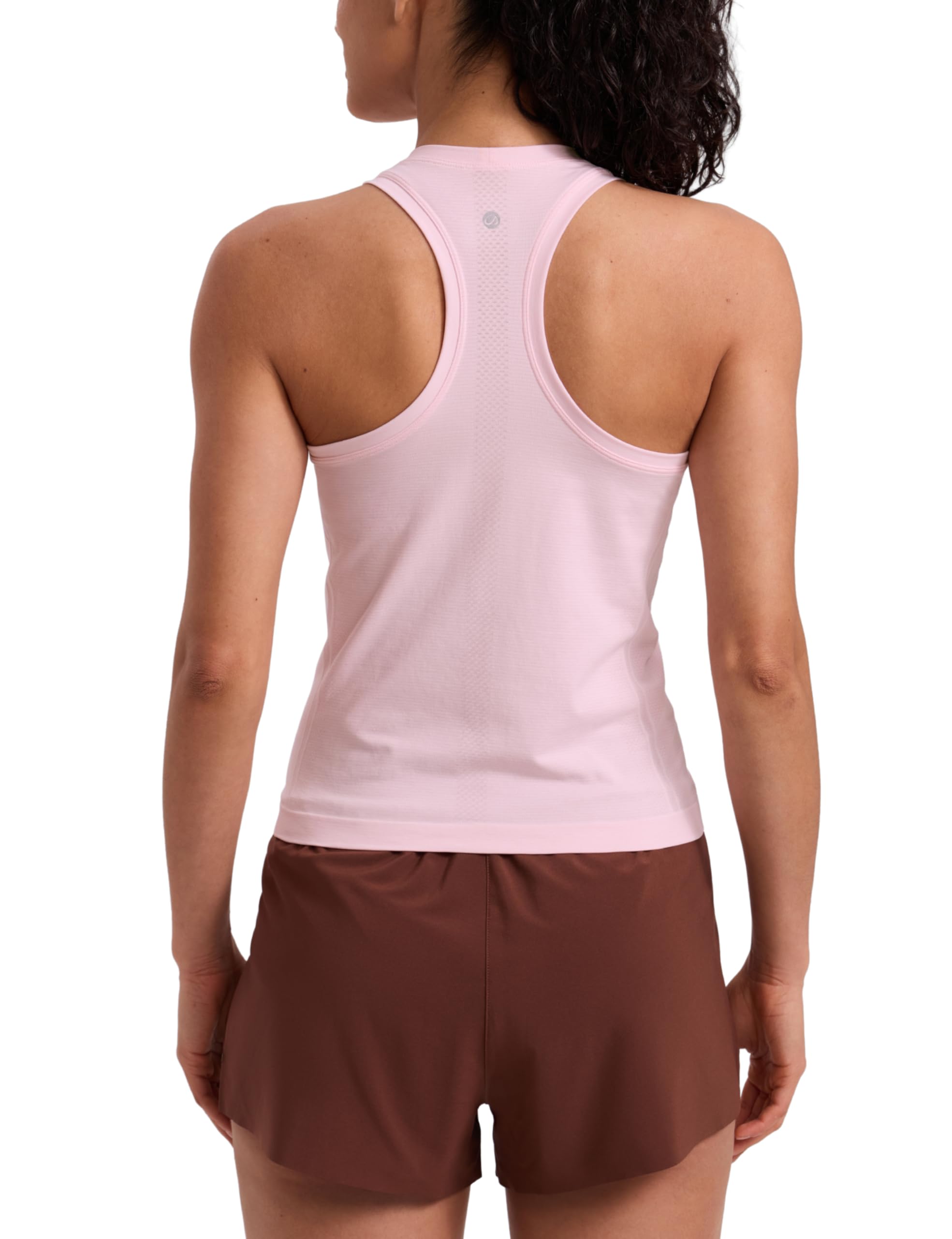 CRZ YOGA Seamless Racerback Tank Waist Length