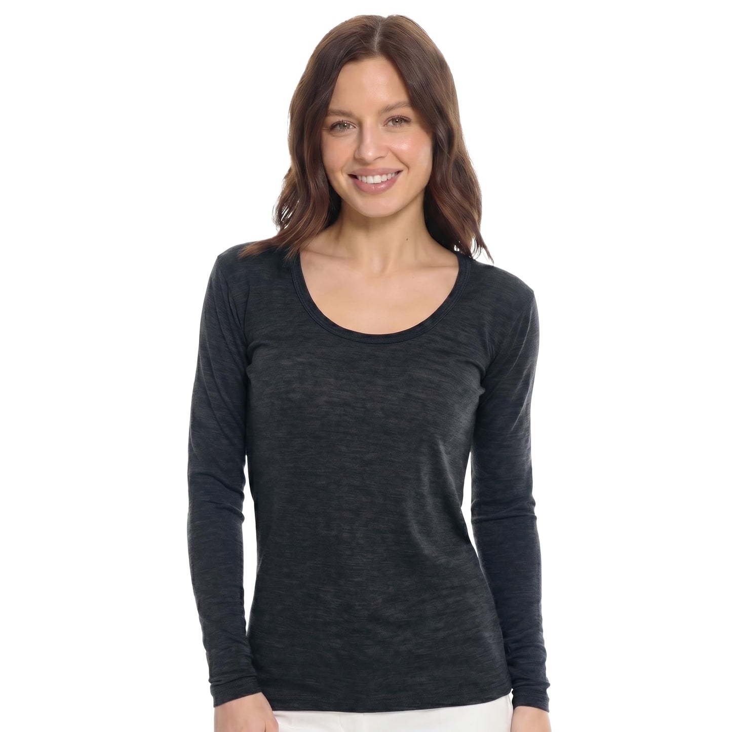 Women's Merino Wool Thermal Base Layer Shirt