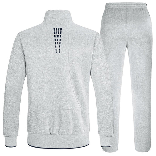 Men's 2 Piece Tracksuit Full Zip Athletic Jogging Set