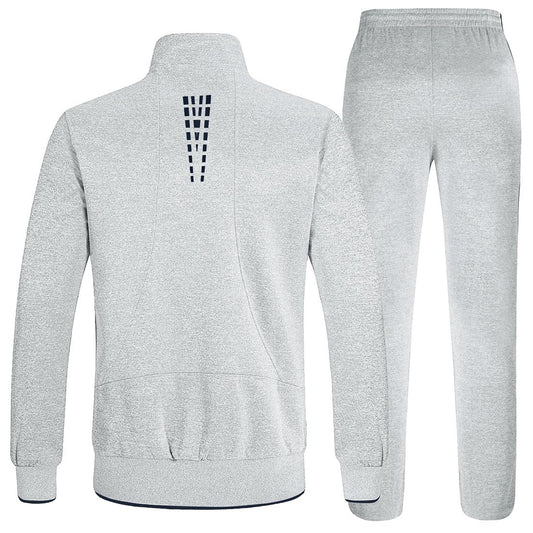Men's 2 Piece Tracksuit Full Zip Athletic Jogging Set