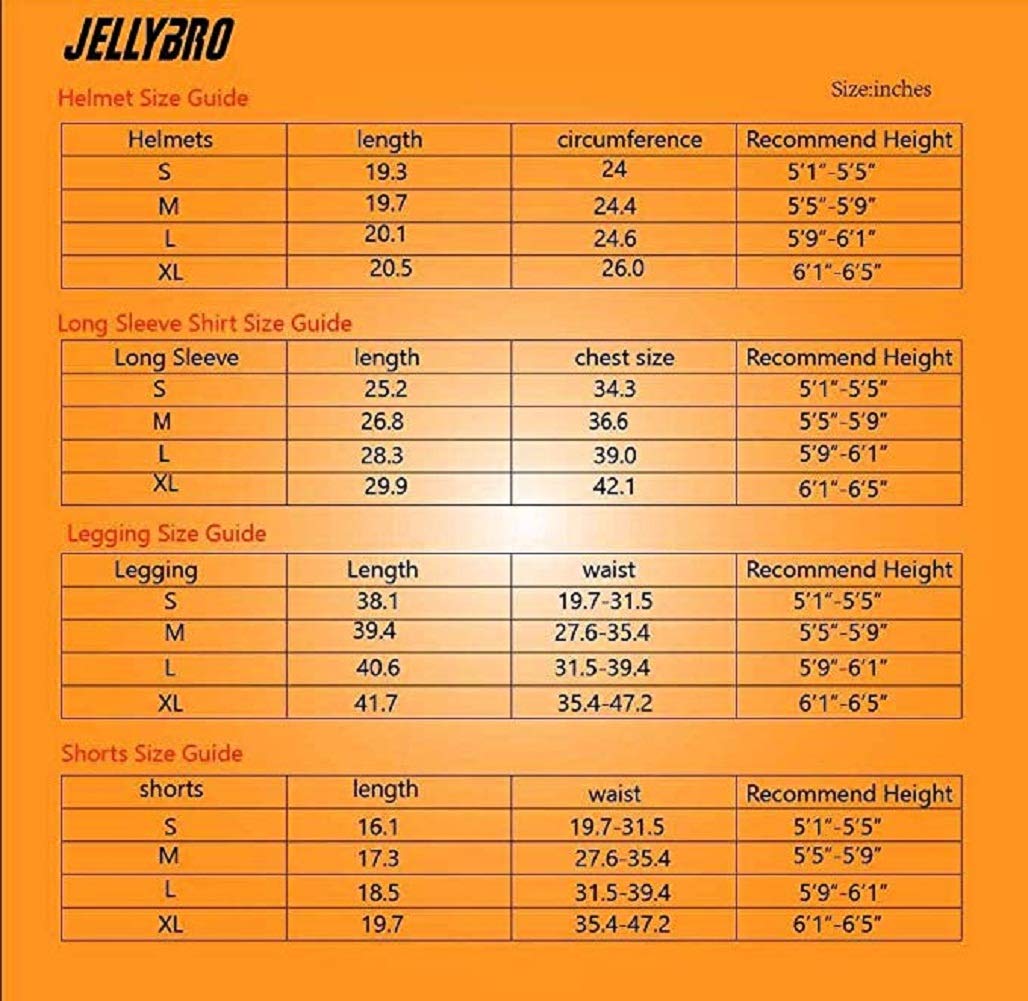 Jellybro Mens Padded Compression Pants Football Girdles Athletic Leggings for Soccer Basketball Paintball Hockey