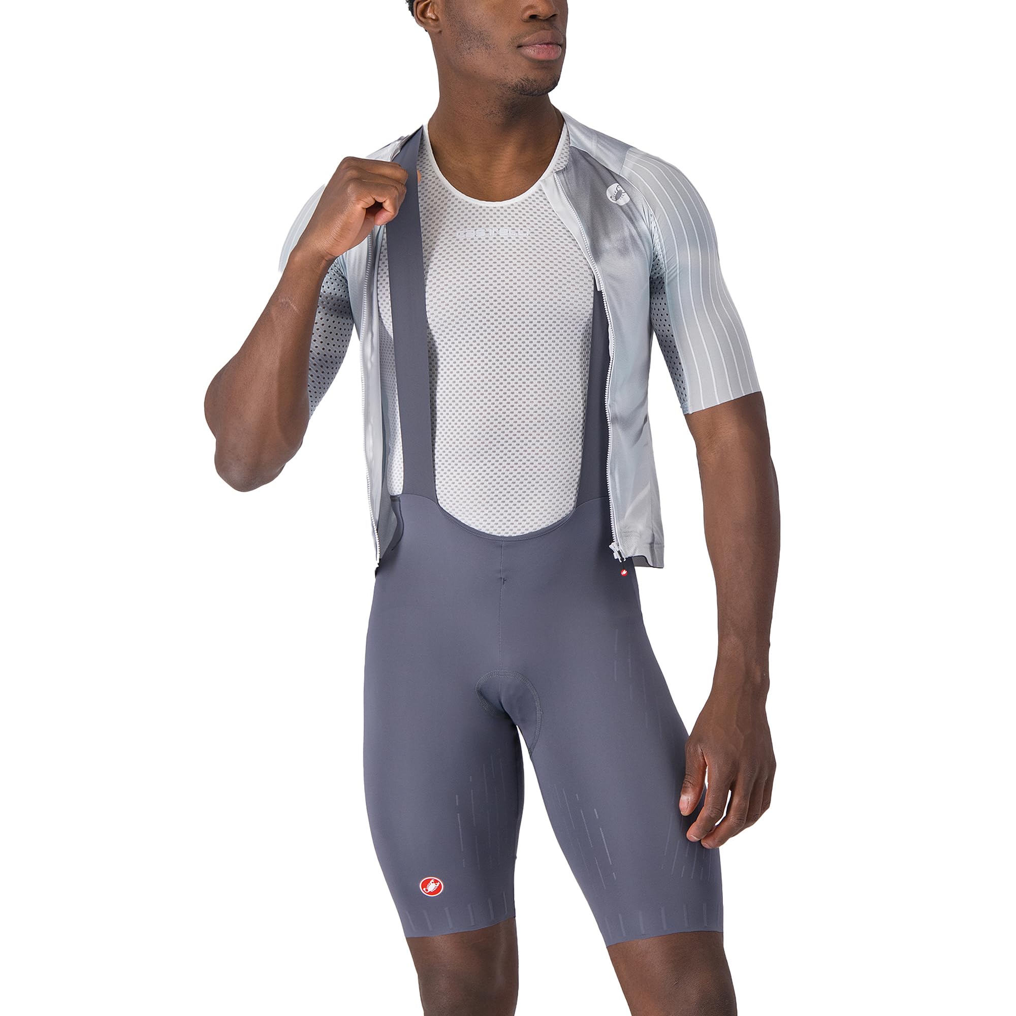 CASTELLI Men’s Free Aero Race S Bibshort, Aerodynamic Road Cycling Apparel, Pro-Level Seat Pad for Biking & Top-Level Racing
