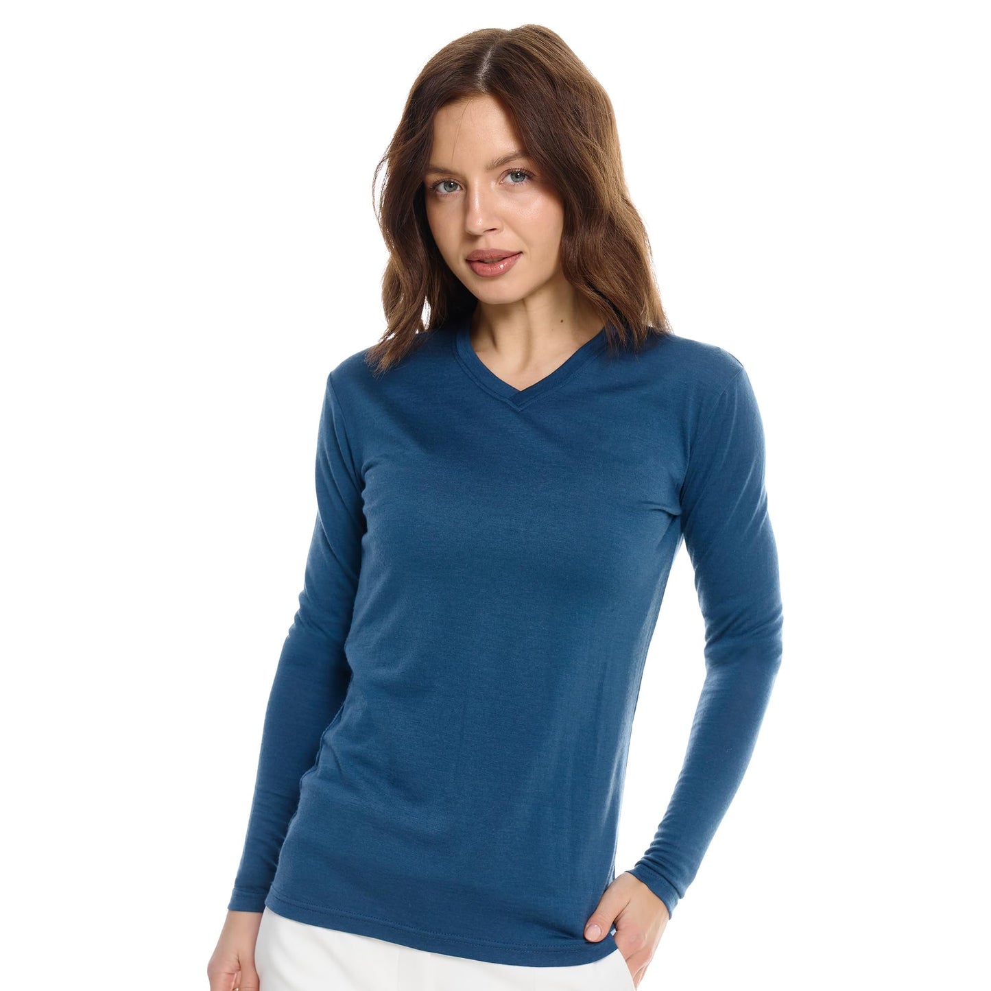 Women's Merino Wool Thermal Base Layer Shirt