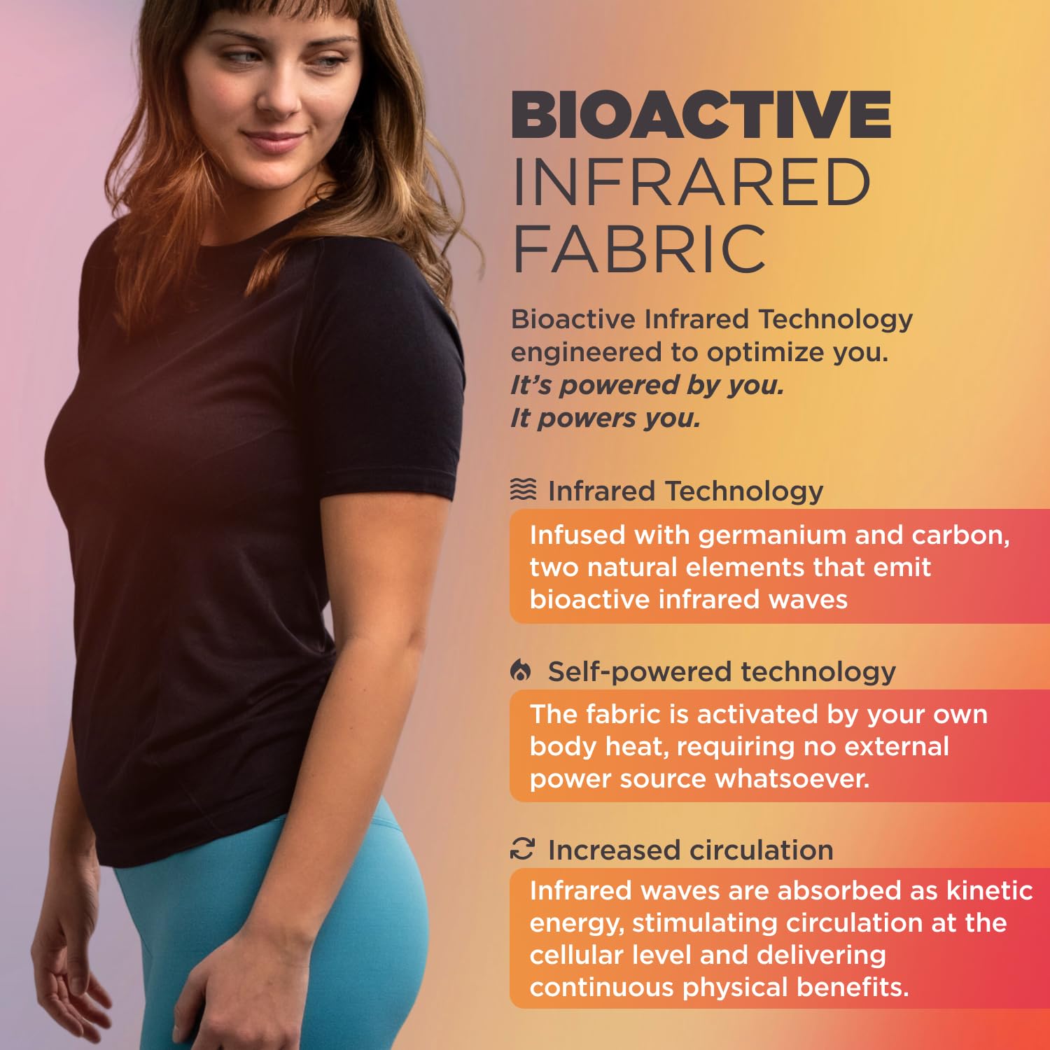 Incrediwear Women's Infrared Athletic Shirt - Performance Workout Shirt, Boosts Circulation, Speeds Recovery, Active Wear