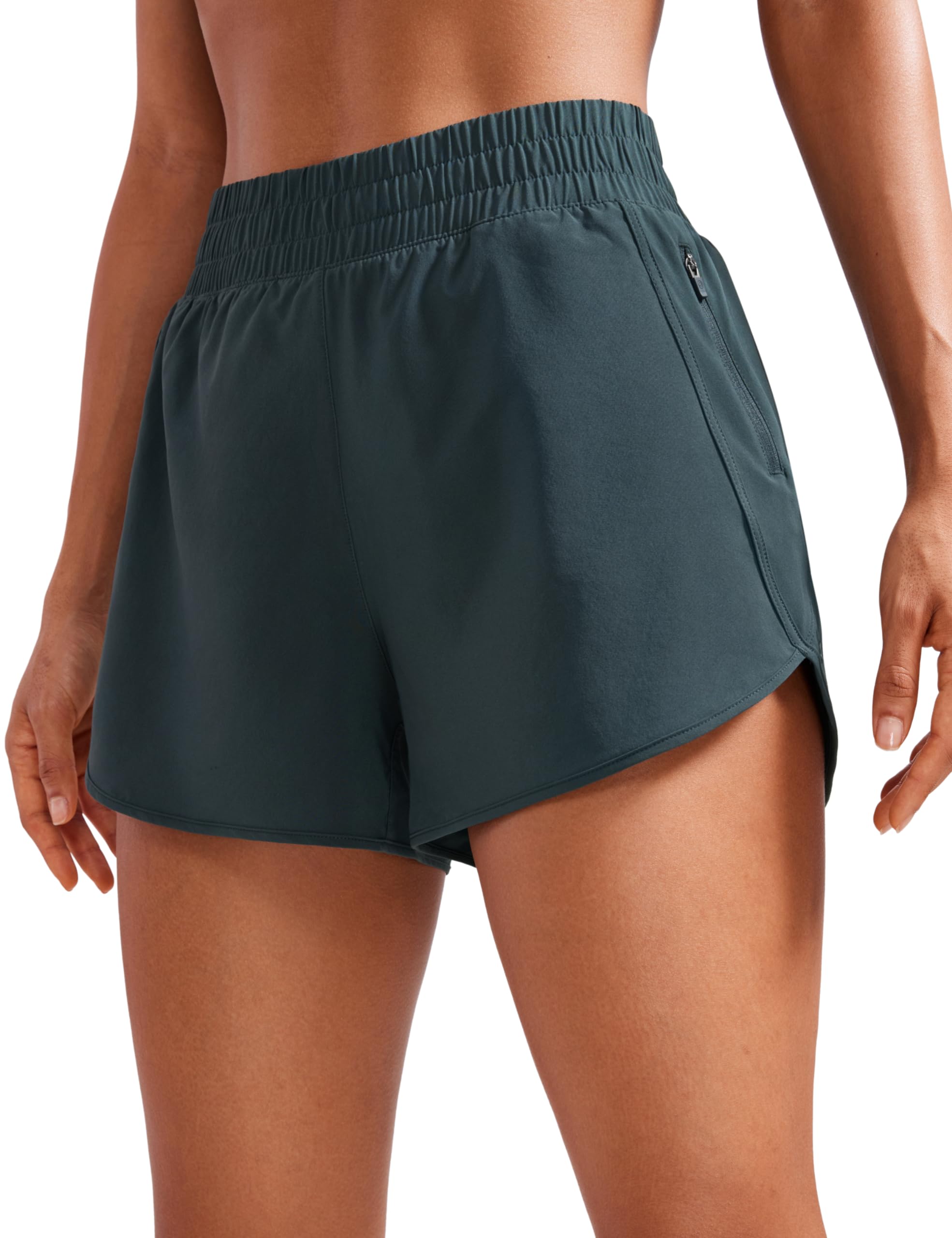 CRZ YOGA Dolphin Athletic Shorts 3"