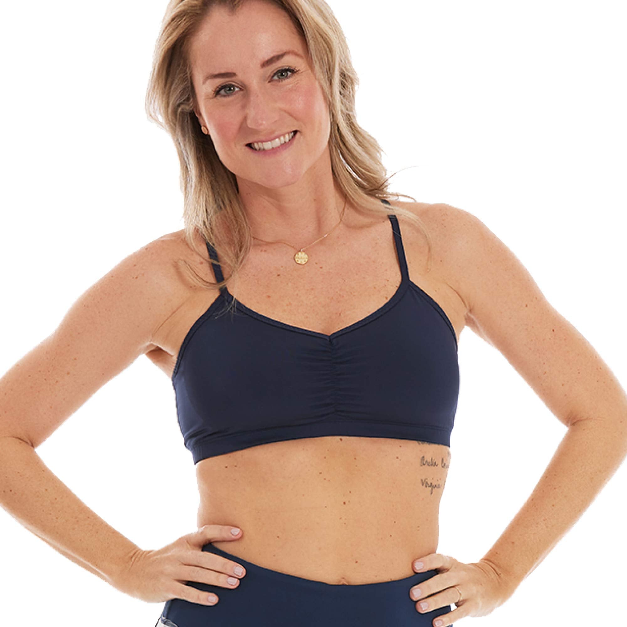 Handful Women's Adjustable Sports Bra with Removable Pads, Versatile Workout Bra