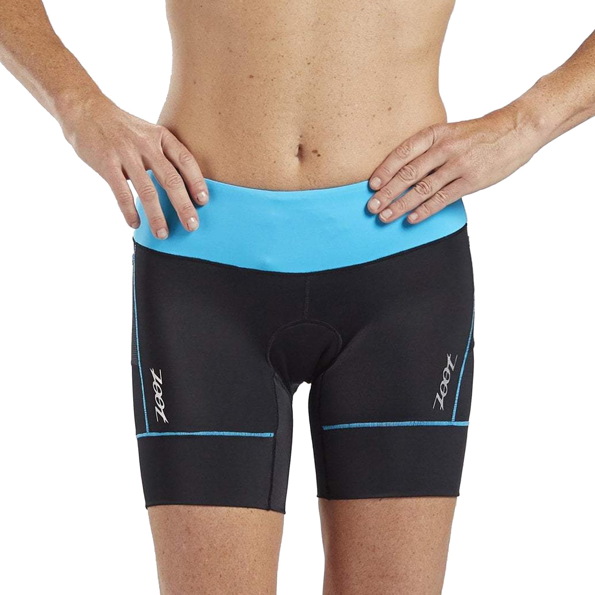 Zoot Women’s Core 6-Inch Tri Shorts, Quick Dry Performance Triathlon Short with Cycling Chamois Pad, Pockets & UPF 50+ Fabric