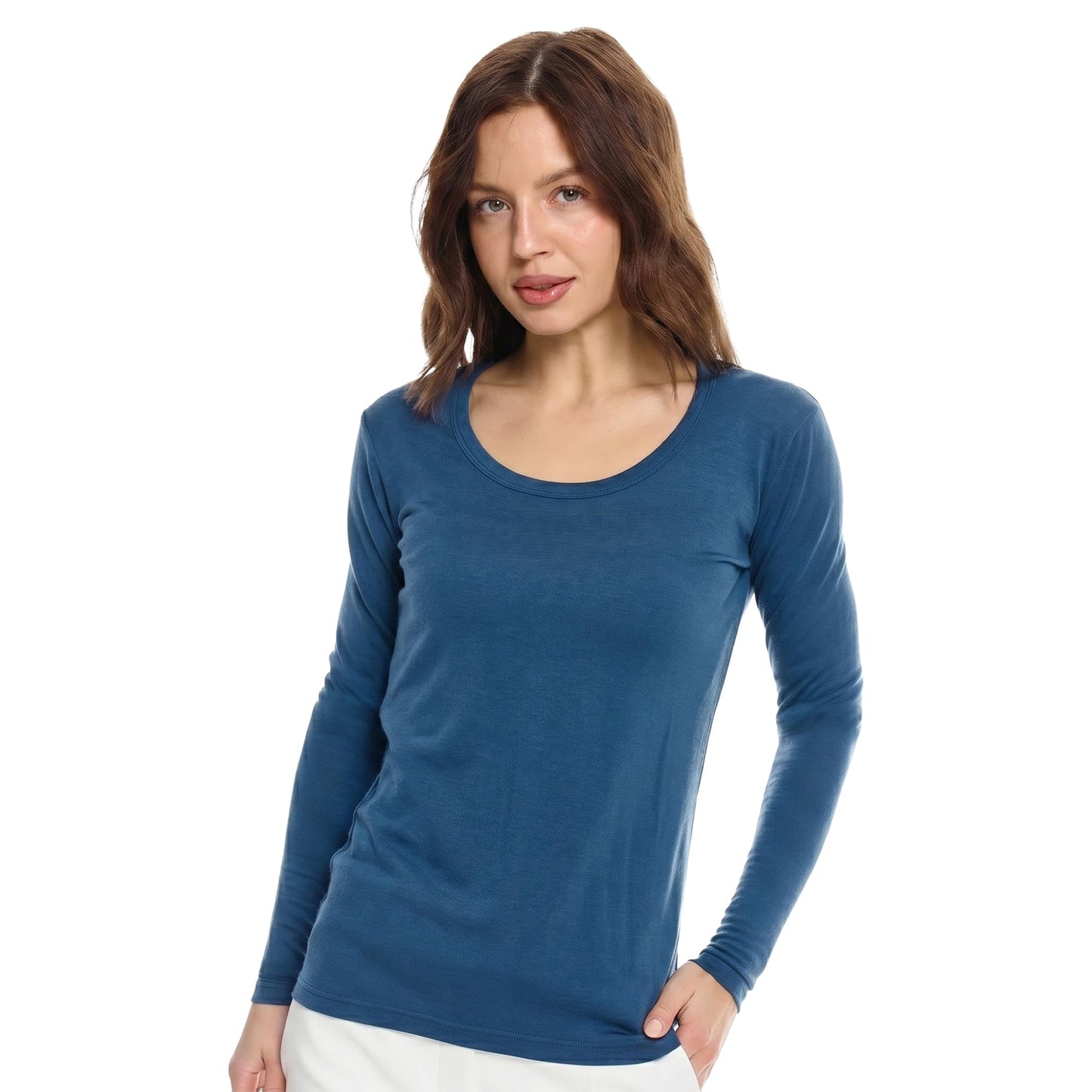 Women's Merino Wool Thermal Base Layer Shirt
