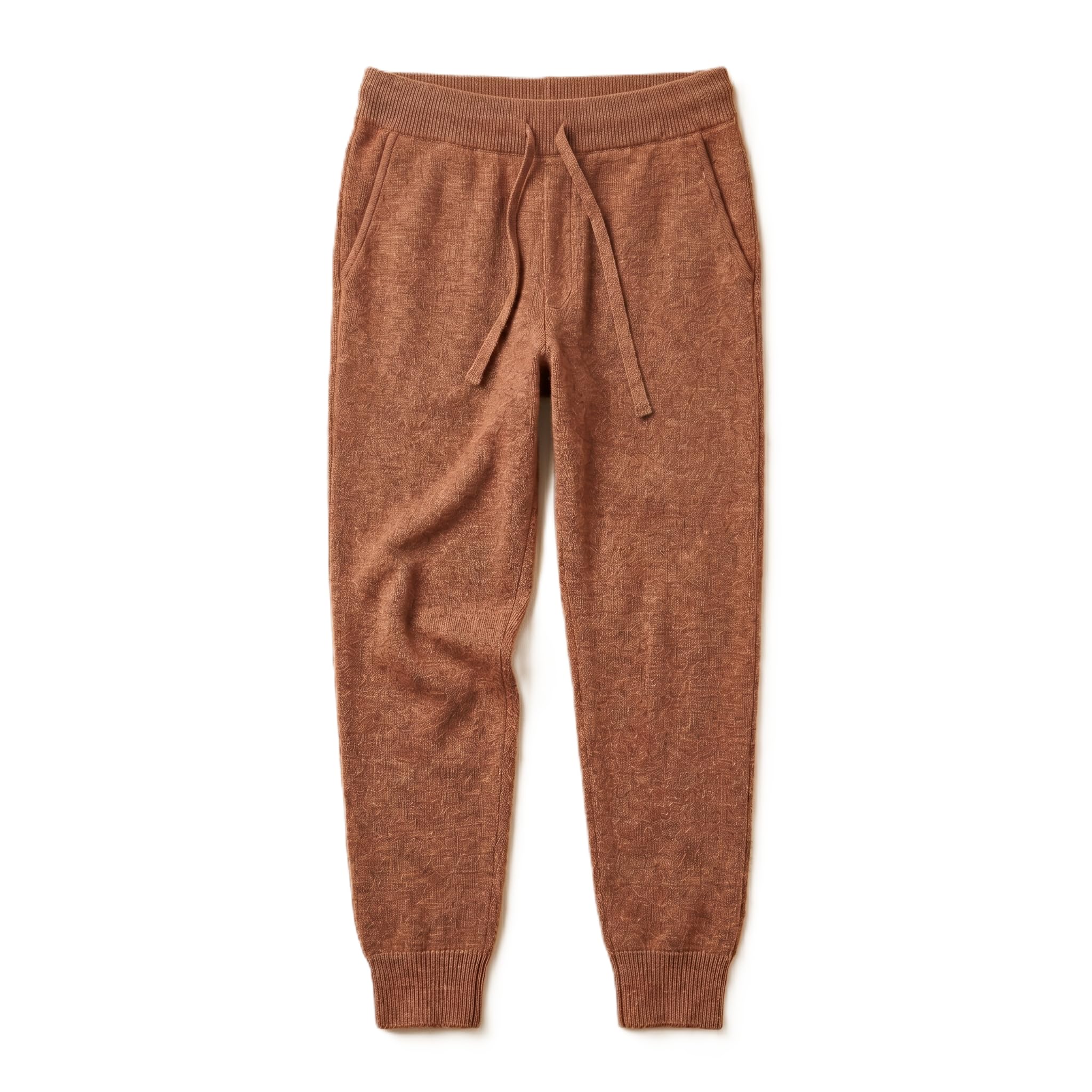NPIA Certified 100% Cashmere Joggers Men | 2-Ply 16 Micron Luxury Lounge Pants | Drawstring Sweatpants from Nepal
