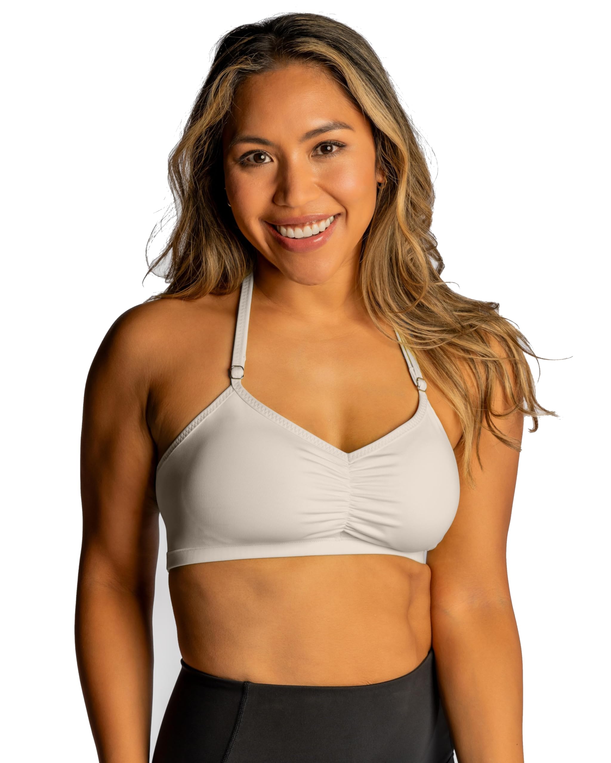 Handful Women's Adjustable Sports Bra with Removable Pads, Versatile Workout Bra