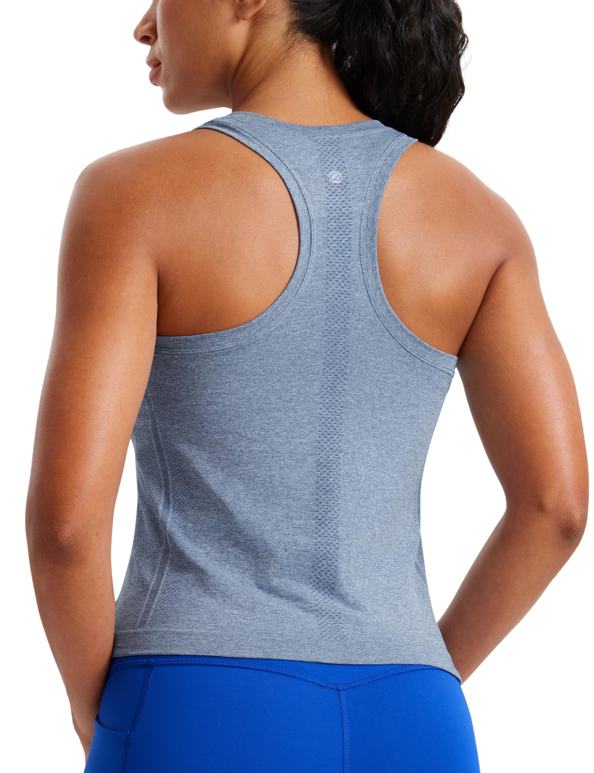 CRZ YOGA Seamless Racerback Tank Waist Length