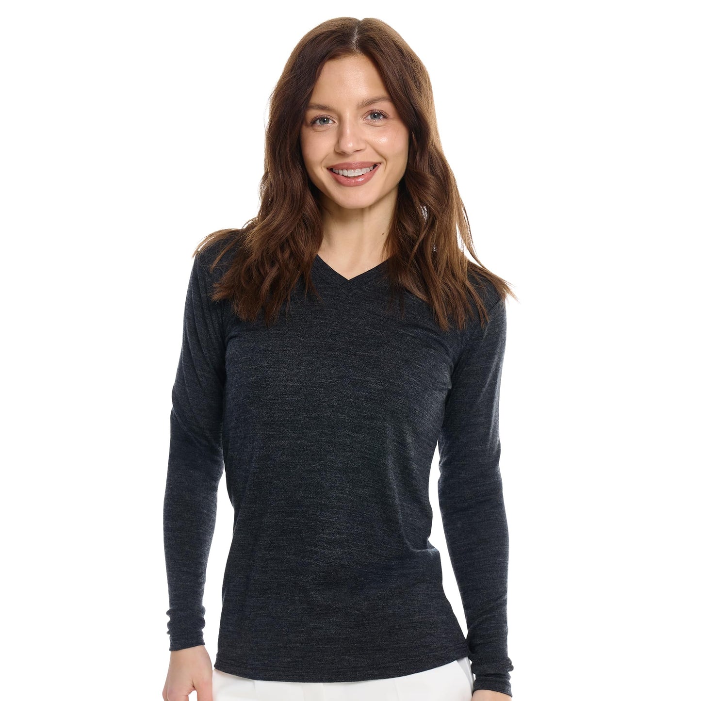 Women's Merino Wool Thermal Base Layer Shirt