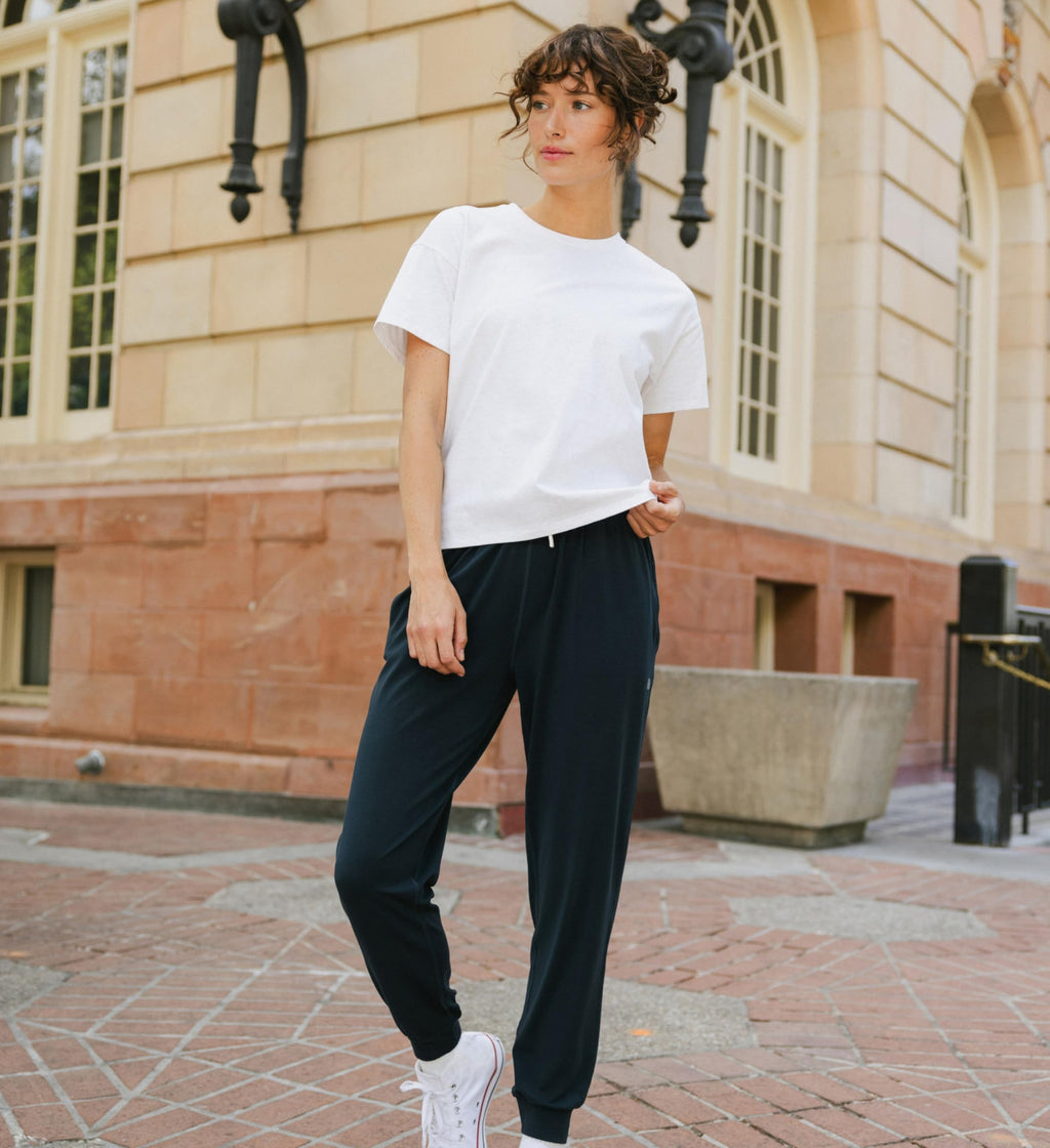 Women's Lightweight Studio Jogger Pants with Pockets