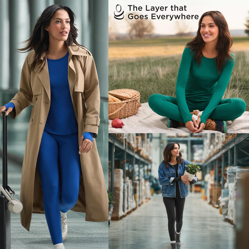 Women's Lightweight Base Layer Set with Leggings