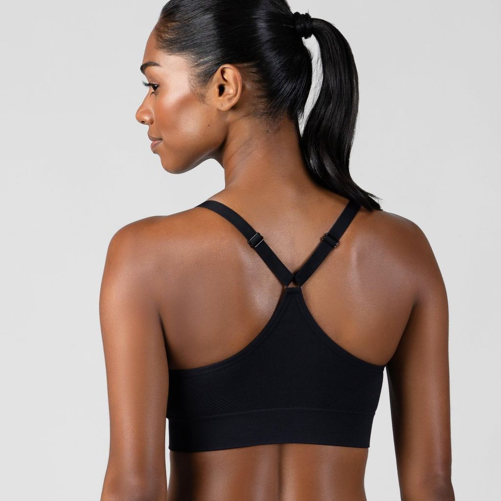 Women's 3 Pack Seamless Sports Bras with Removable Pads