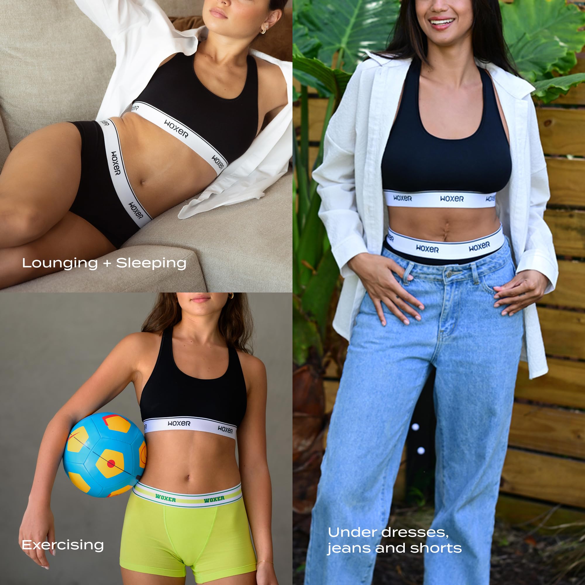 Women's Wireless Seamless Racerback Bralette
