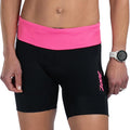 Zoot Women’s Core 6-Inch Tri Shorts, Quick Dry Performance Triathlon Short with Cycling Chamois Pad, Pockets & UPF 50+ Fabric