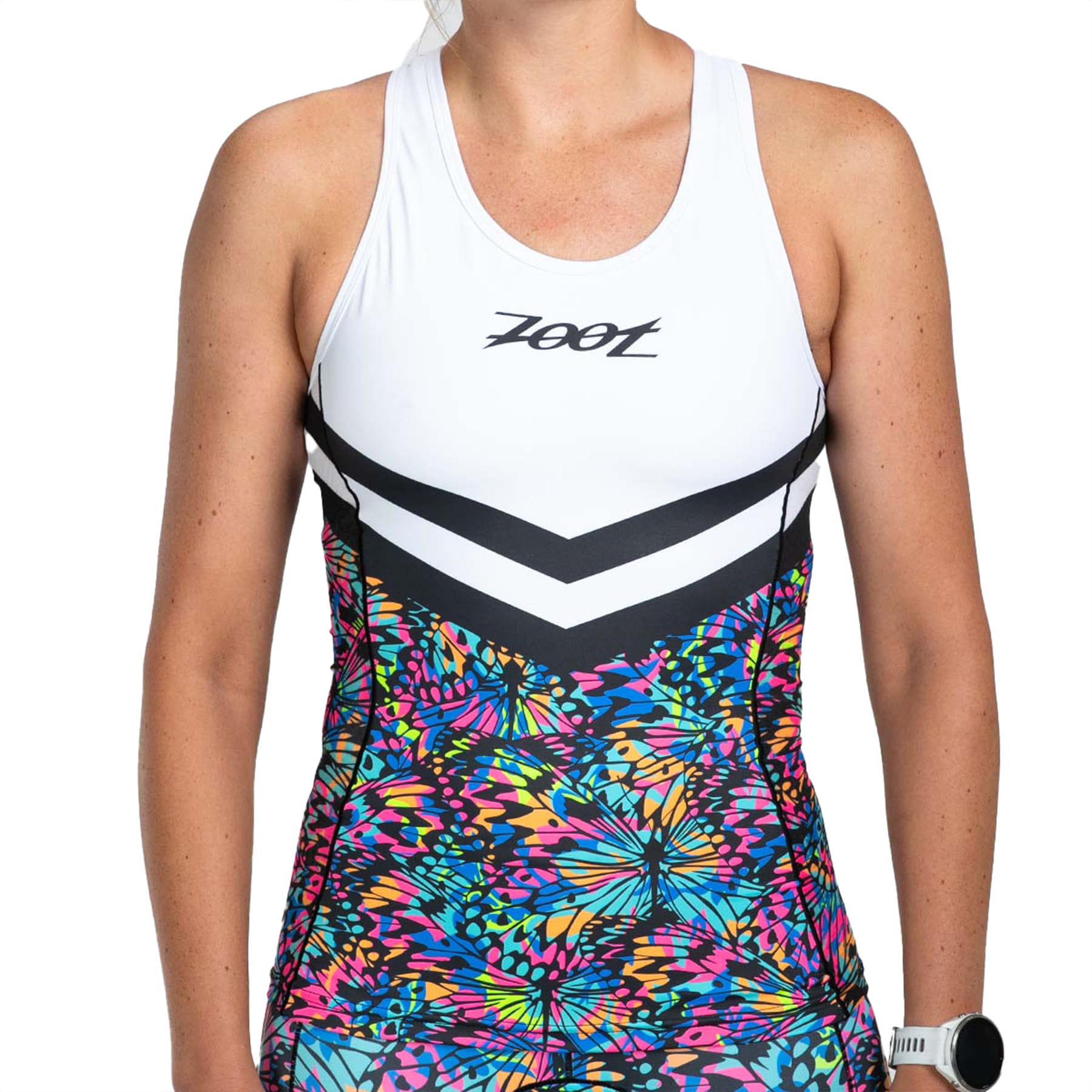 Zoot Women’s LTD Racerback Triathlon Tank Top, Sleeveless Tank for Racing & Endurance Training, Built-in Bra & Rear Pockets