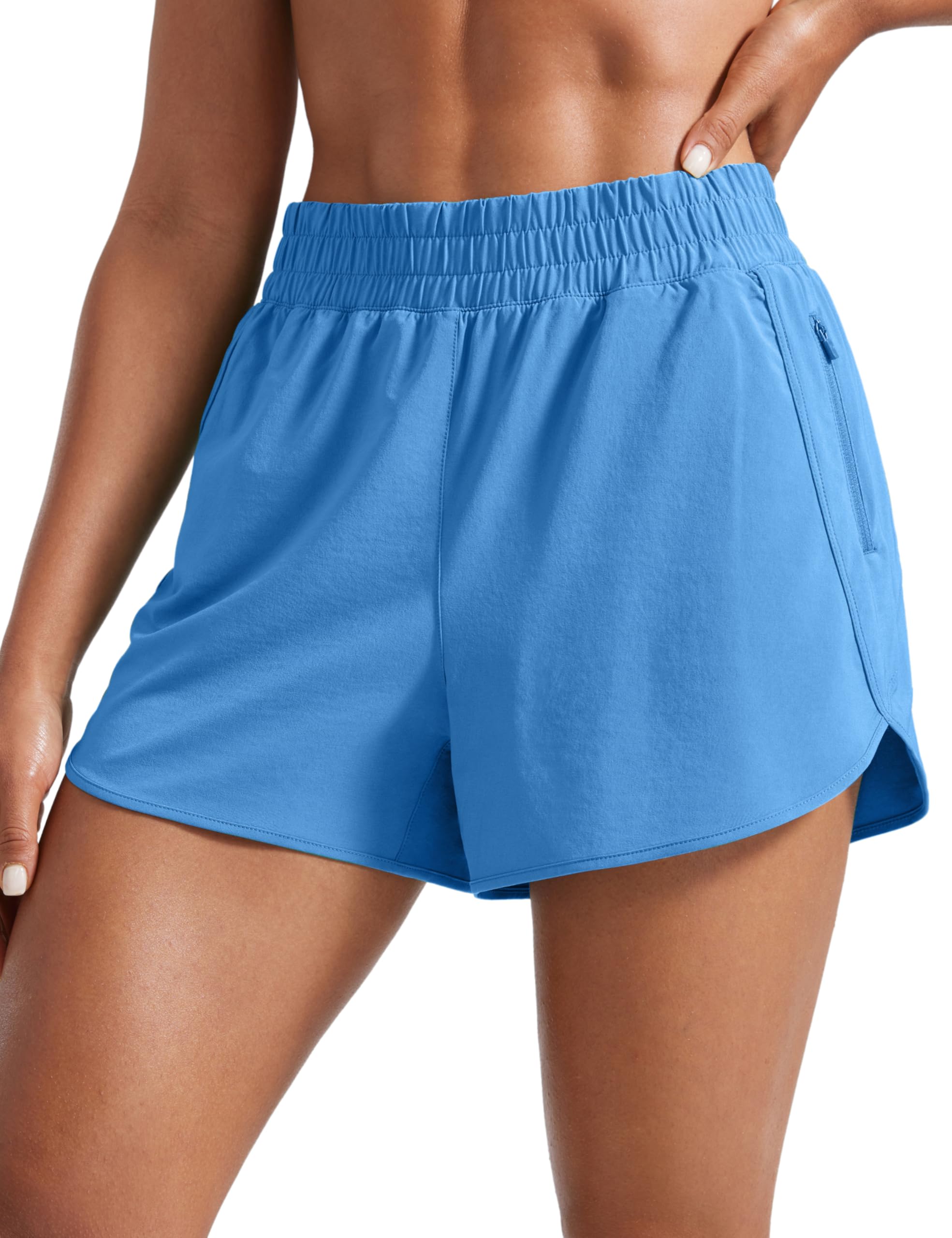 CRZ YOGA Dolphin Athletic Shorts 3"
